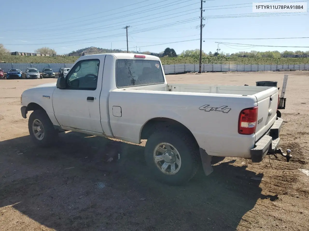 2008 Ford Ranger VIN: 1FTYR11U78PA91884 Lot: 55858845