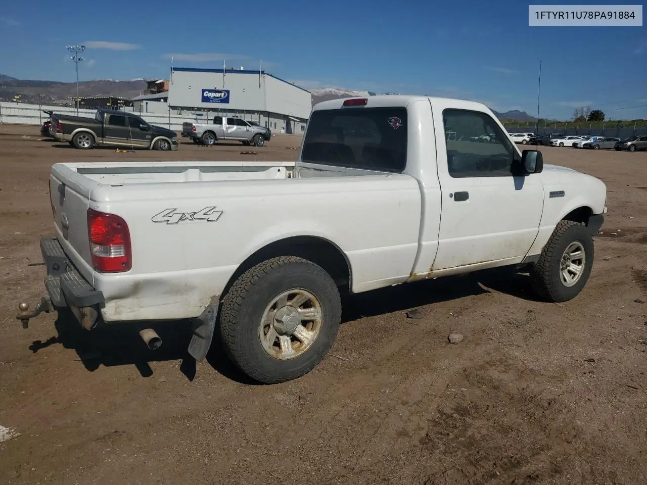 2008 Ford Ranger VIN: 1FTYR11U78PA91884 Lot: 55858845
