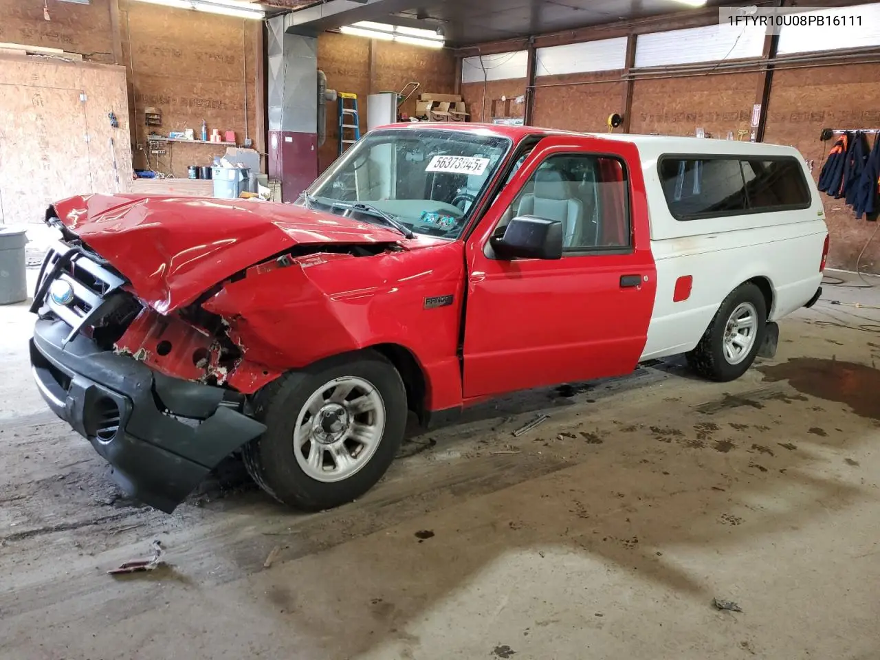 2008 Ford Ranger VIN: 1FTYR10U08PB16111 Lot: 56373945