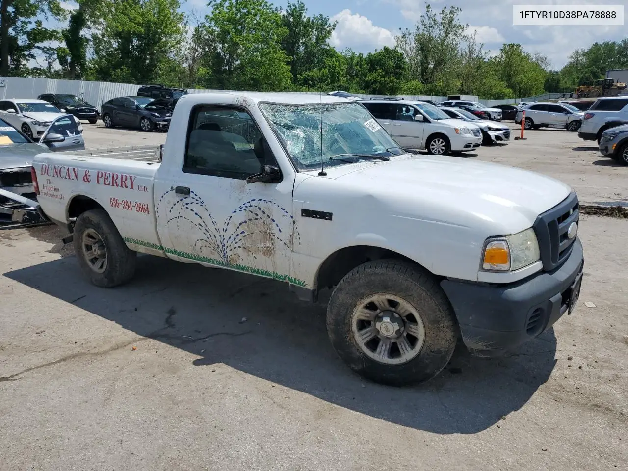 2008 Ford Ranger VIN: 1FTYR10D38PA78888 Lot: 56497105