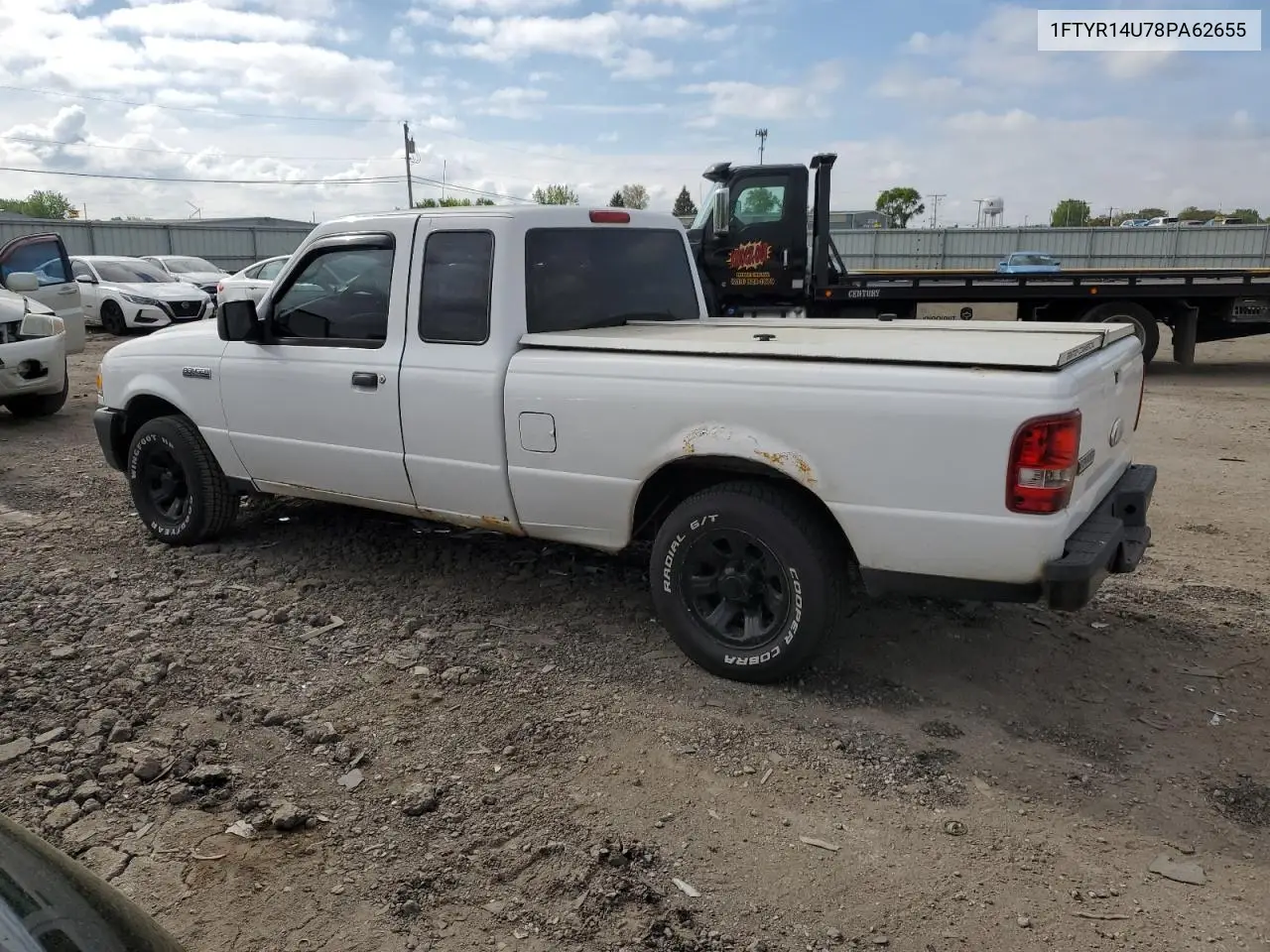 2008 Ford Ranger Super Cab VIN: 1FTYR14U78PA62655 Lot: 56776415