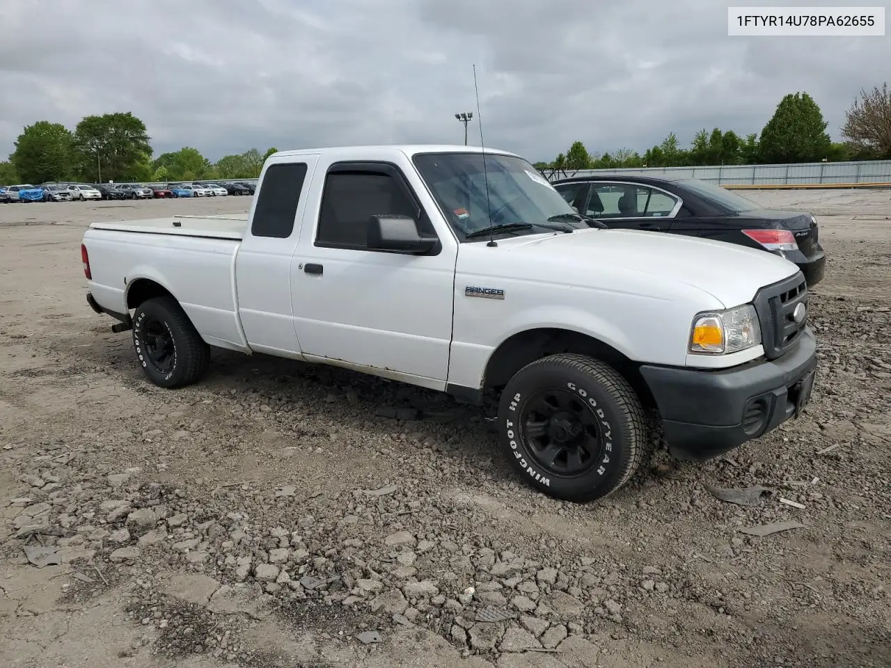 2008 Ford Ranger Super Cab VIN: 1FTYR14U78PA62655 Lot: 56776415