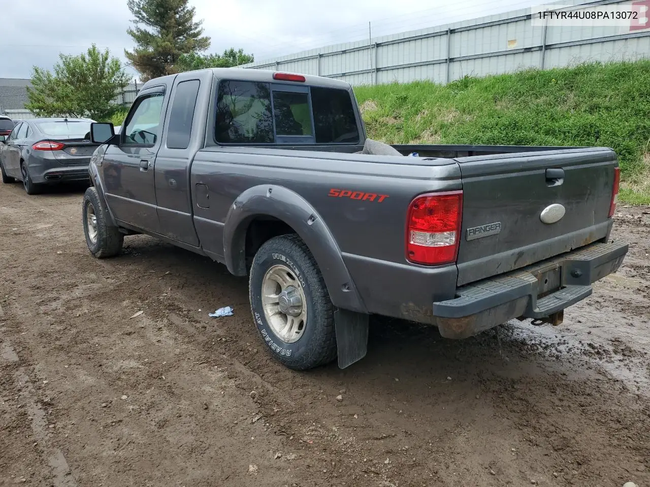 2008 Ford Ranger Super Cab VIN: 1FTYR44U08PA13072 Lot: 56936105