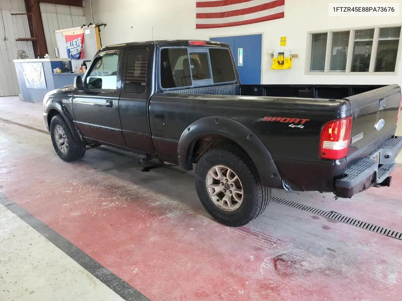 2008 Ford Ranger Super Cab VIN: 1FTZR45E88PA73676 Lot: 62054455