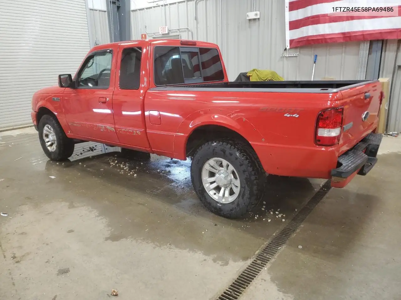 2008 Ford Ranger Super Cab VIN: 1FTZR45E58PA69486 Lot: 62130875