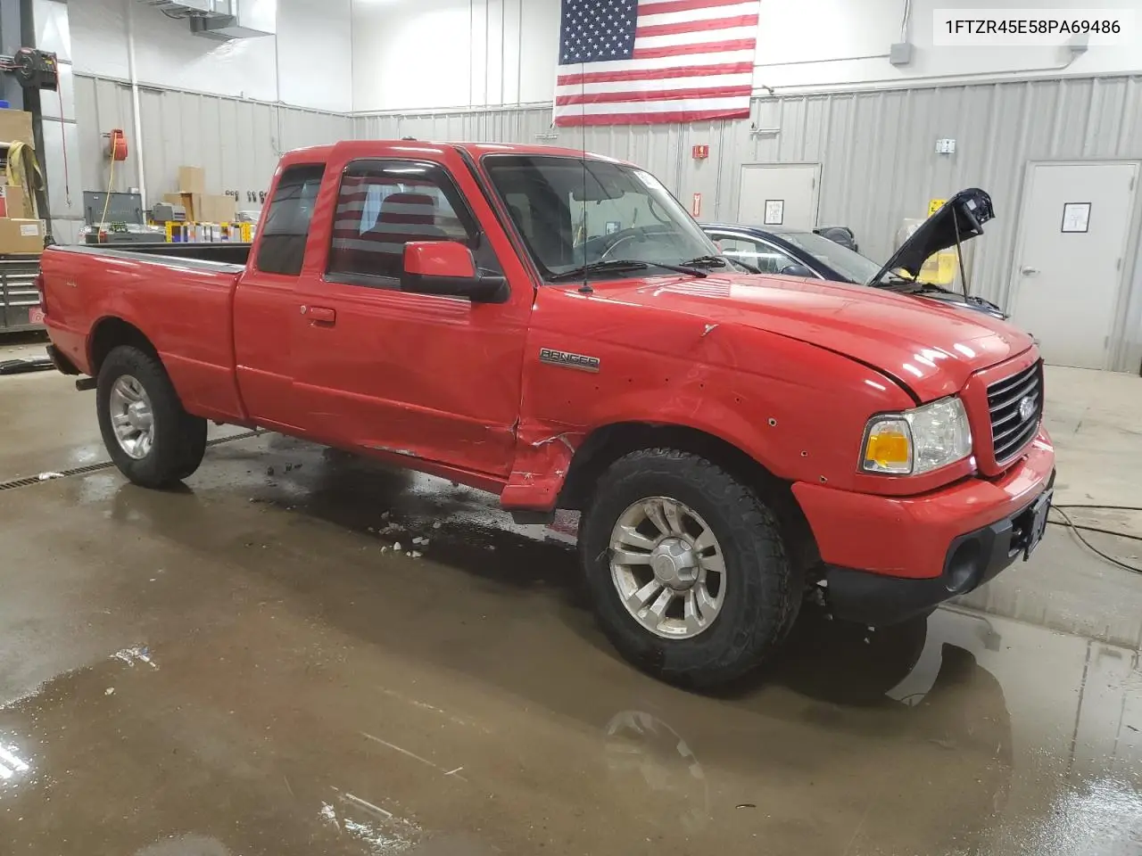 2008 Ford Ranger Super Cab VIN: 1FTZR45E58PA69486 Lot: 62130875