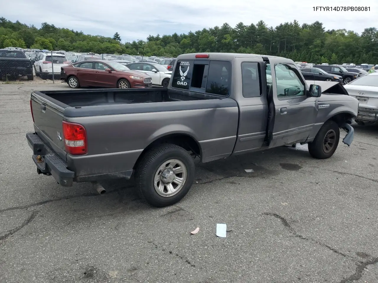 2008 Ford Ranger Super Cab VIN: 1FTYR14D78PB08081 Lot: 62573895