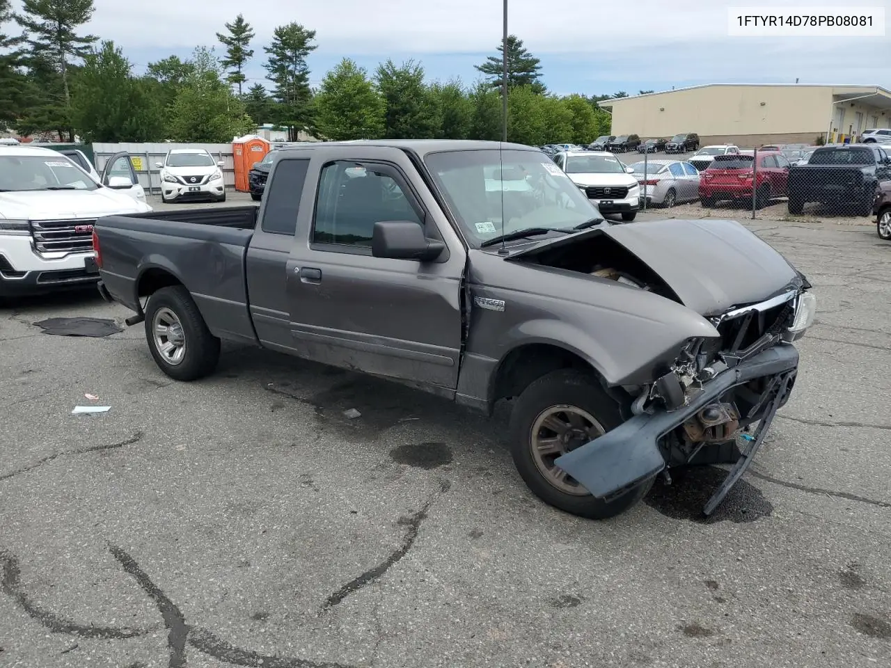 2008 Ford Ranger Super Cab VIN: 1FTYR14D78PB08081 Lot: 62573895