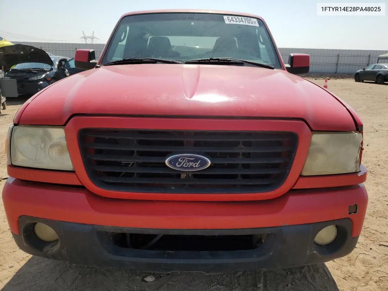 2008 Ford Ranger Super Cab VIN: 1FTYR14E28PA48025 Lot: 64334705