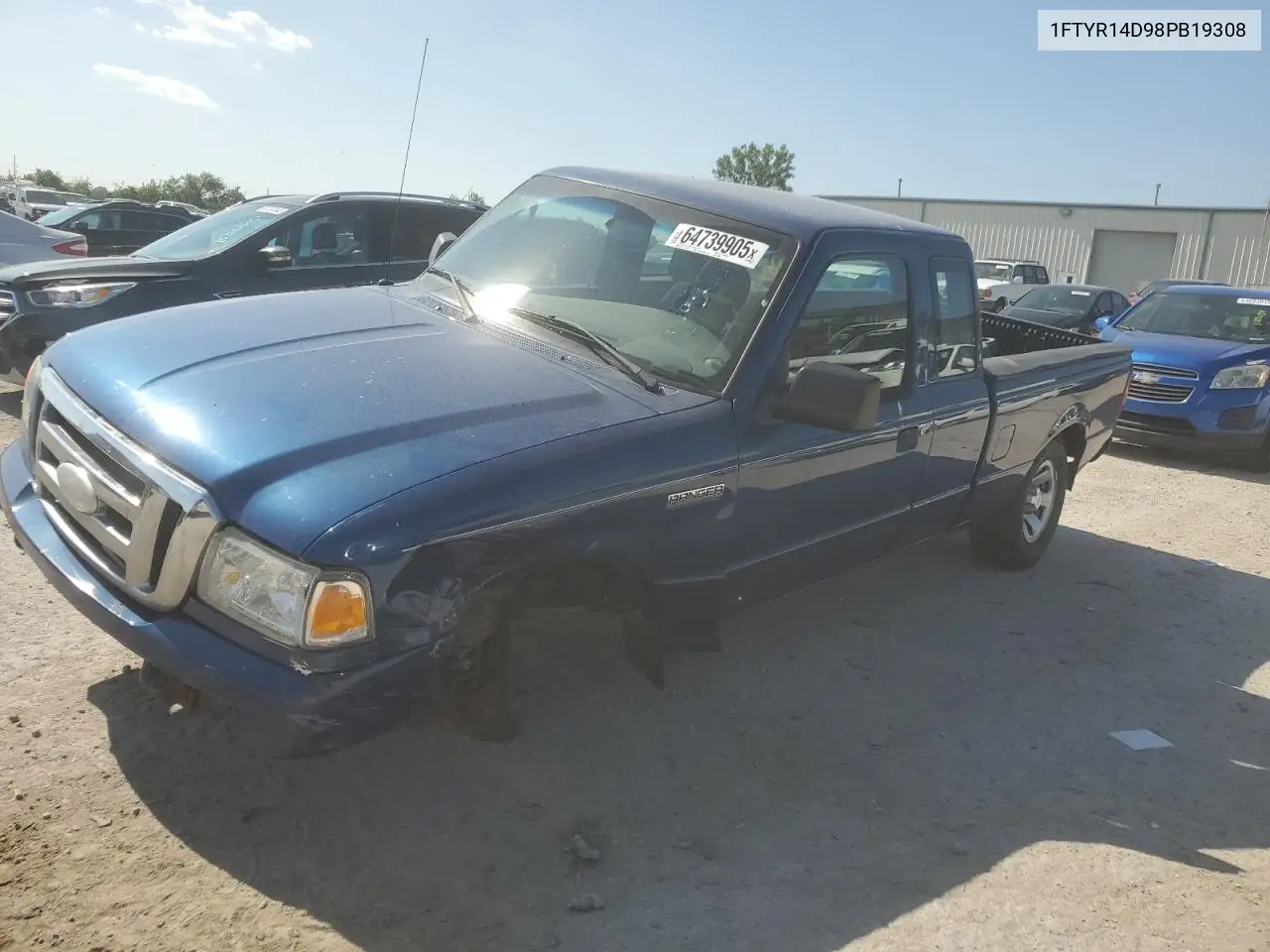 2008 Ford Ranger Super Cab VIN: 1FTYR14D98PB19308 Lot: 64739905
