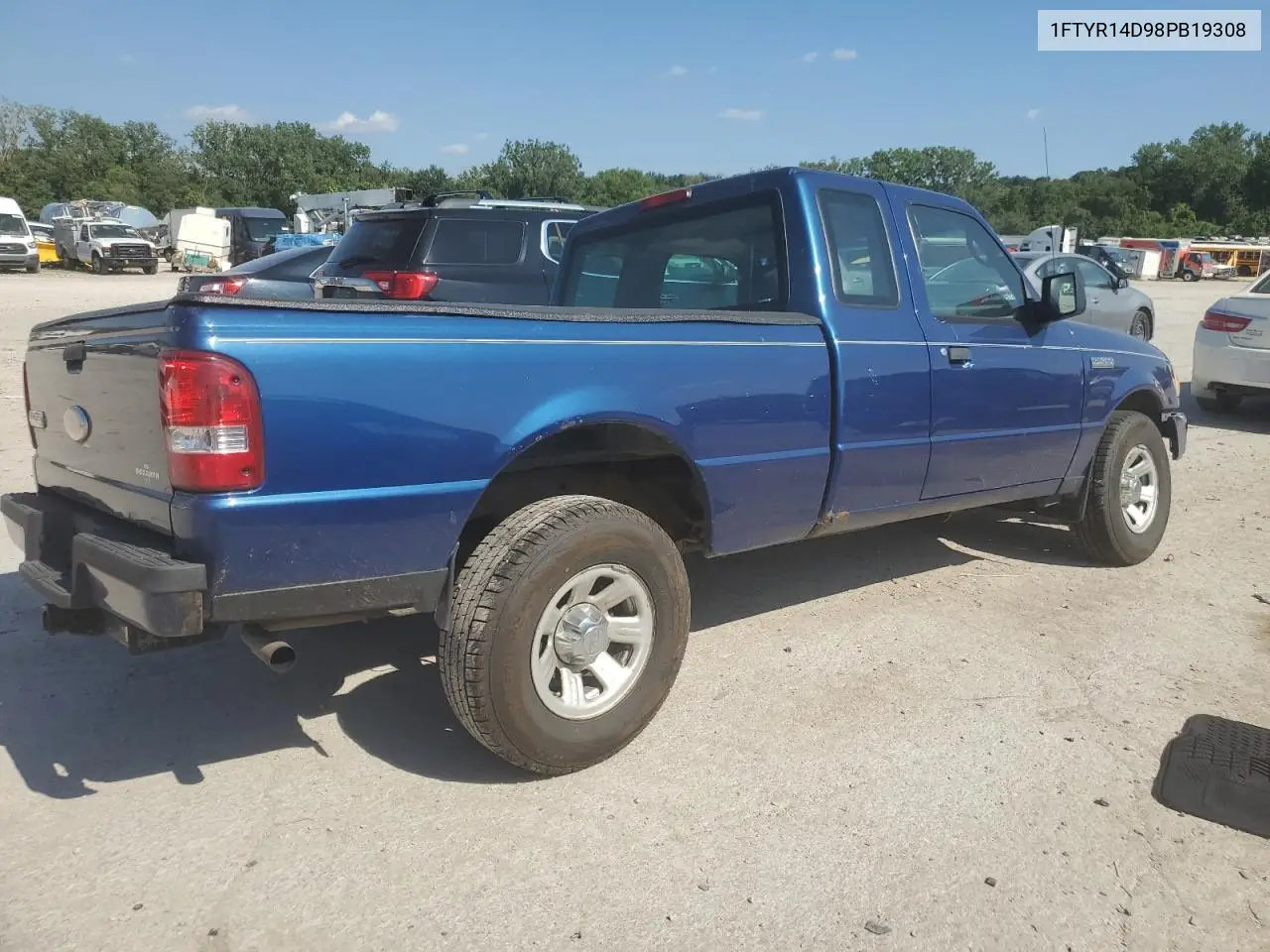 2008 Ford Ranger Super Cab VIN: 1FTYR14D98PB19308 Lot: 64739905