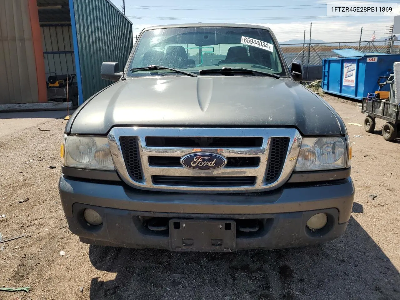 2008 Ford Ranger Super Cab VIN: 1FTZR45E28PB11869 Lot: 81540434