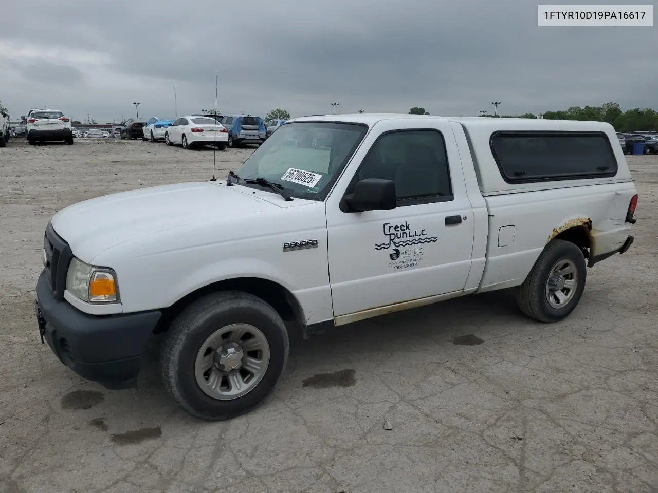 2009 Ford Ranger VIN: 1FTYR10D19PA16617 Lot: 56700525