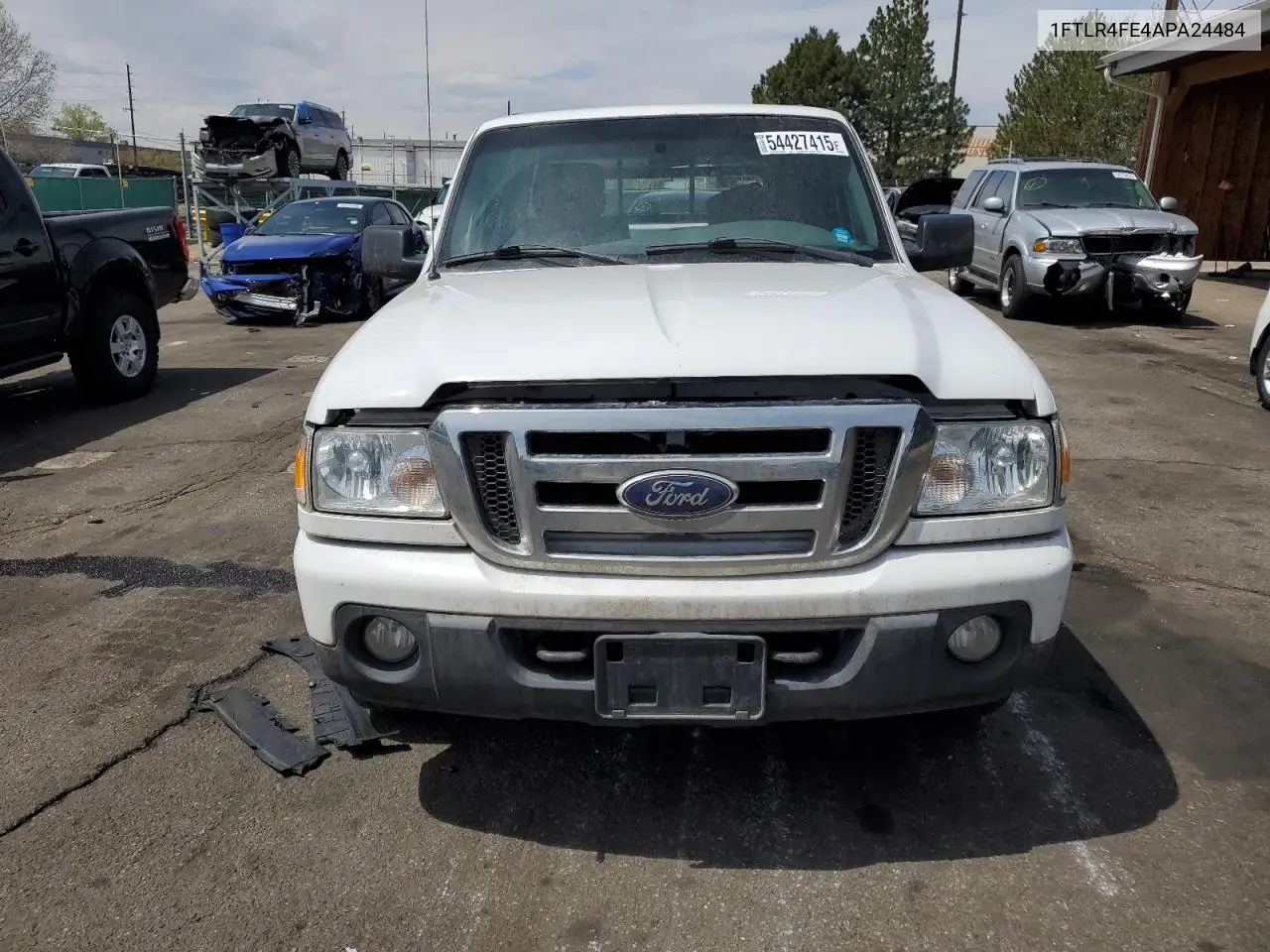 2010 Ford Ranger Super Cab VIN: 1FTLR4FE4APA24484 Lot: 54427415