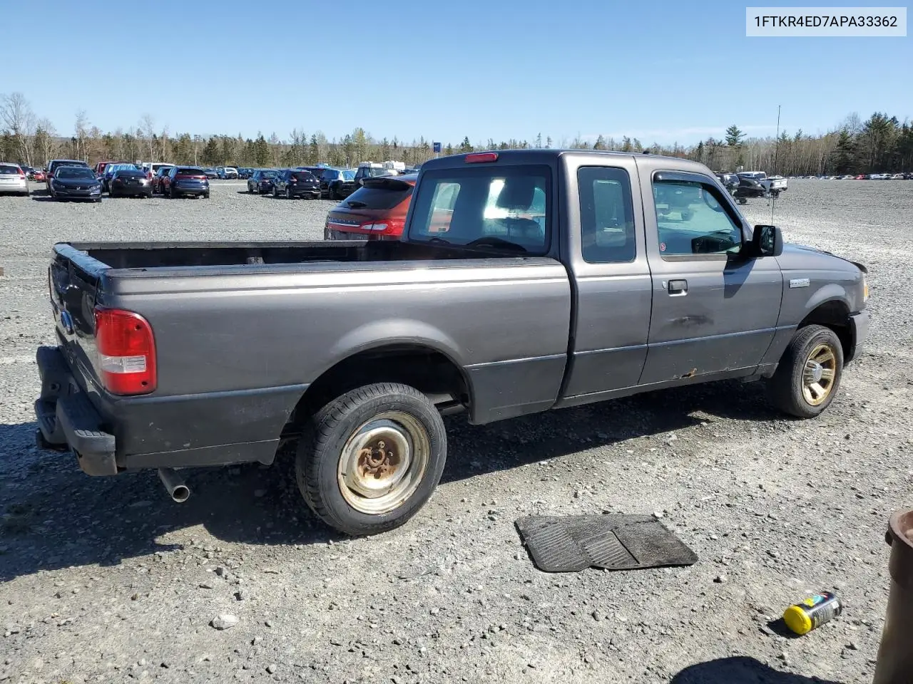2010 Ford Ranger Super Cab VIN: 1FTKR4ED7APA33362 Lot: 55985215