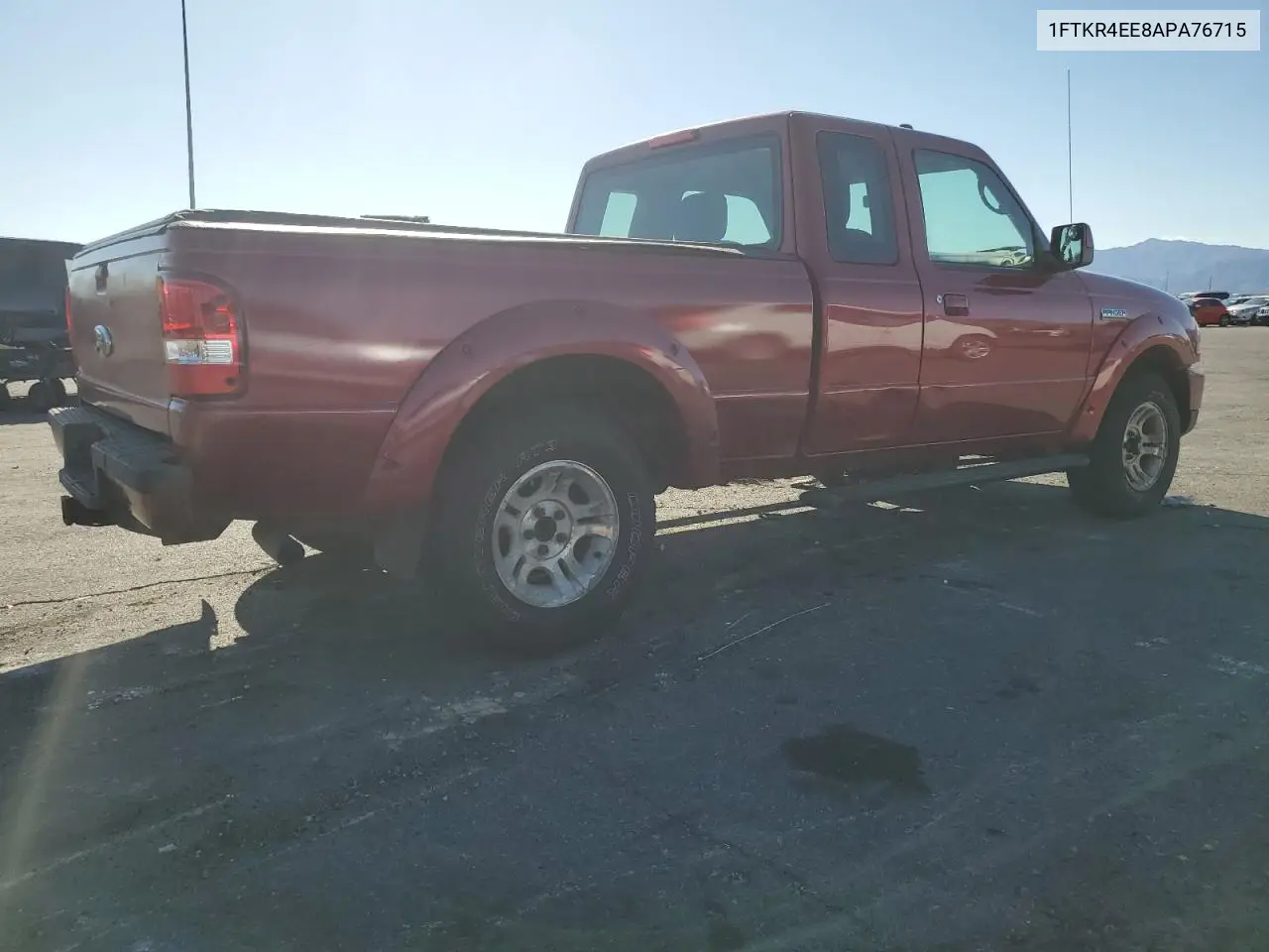 2010 Ford Ranger Super Cab VIN: 1FTKR4EE8APA76715 Lot: 56258315