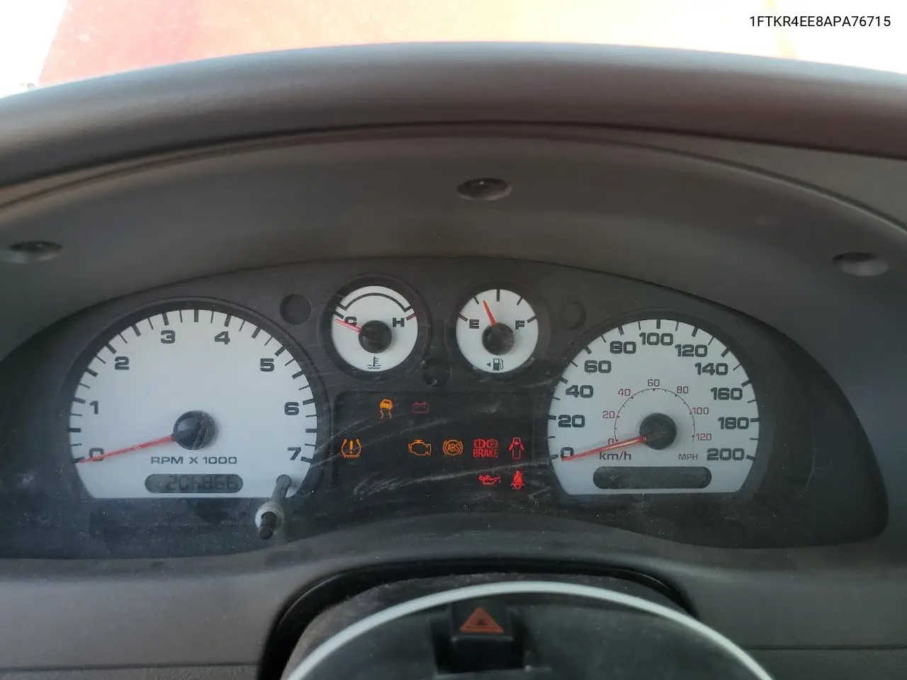 2010 Ford Ranger Super Cab VIN: 1FTKR4EE8APA76715 Lot: 56258315