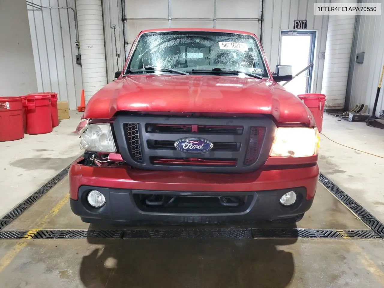 2010 Ford Ranger Super Cab VIN: 1FTLR4FE1APA70550 Lot: 56716325