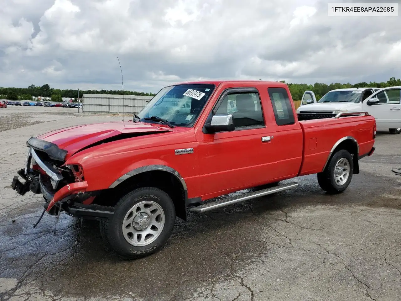 2010 Ford Ranger Super Cab VIN: 1FTKR4EE8APA22685 Lot: 56893475