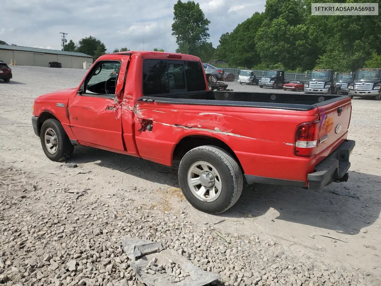 1ftkr1ad5apa56983 1FTKR1AD5APA56983 2010 Ford Ranger