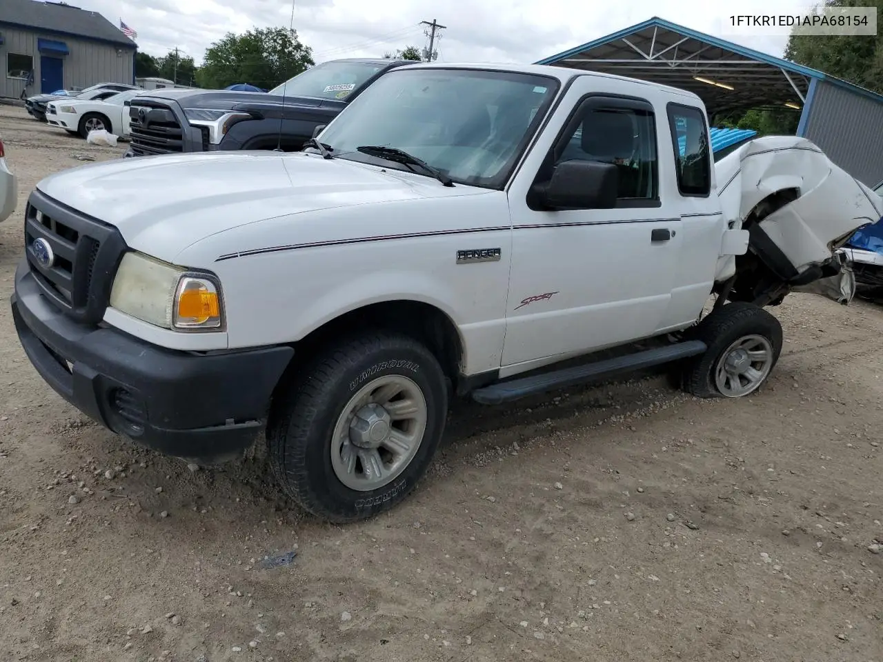 2010 Ford Ranger Super Cab VIN: 1FTKR1ED1APA68154 Lot: 57890125