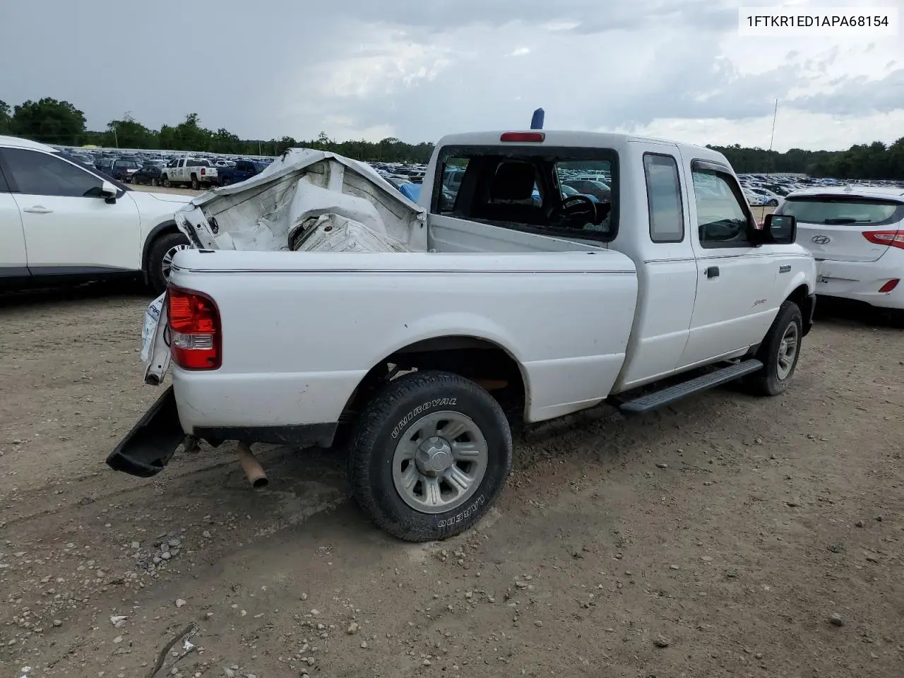 2010 Ford Ranger Super Cab VIN: 1FTKR1ED1APA68154 Lot: 57890125