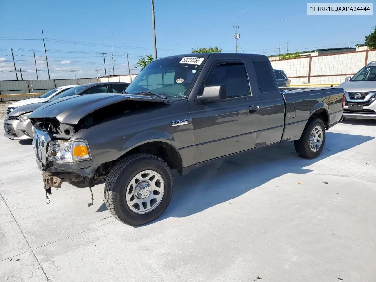 2010 Ford Ranger Super Cab VIN: 1FTKR1EDXAPA24444 Lot: 59082055