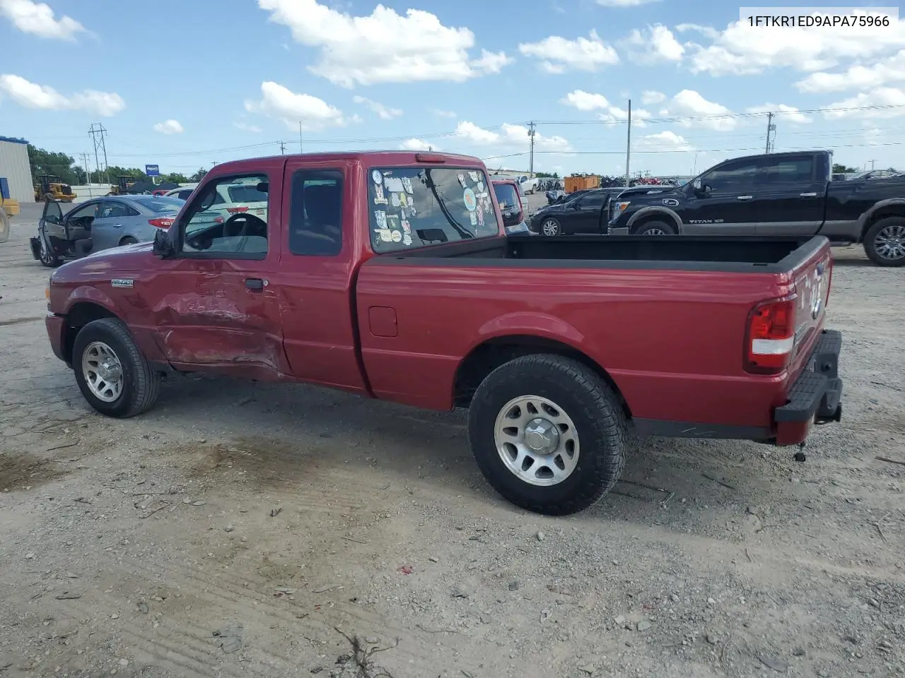2010 Ford Ranger Super Cab VIN: 1FTKR1ED9APA75966 Lot: 62015845
