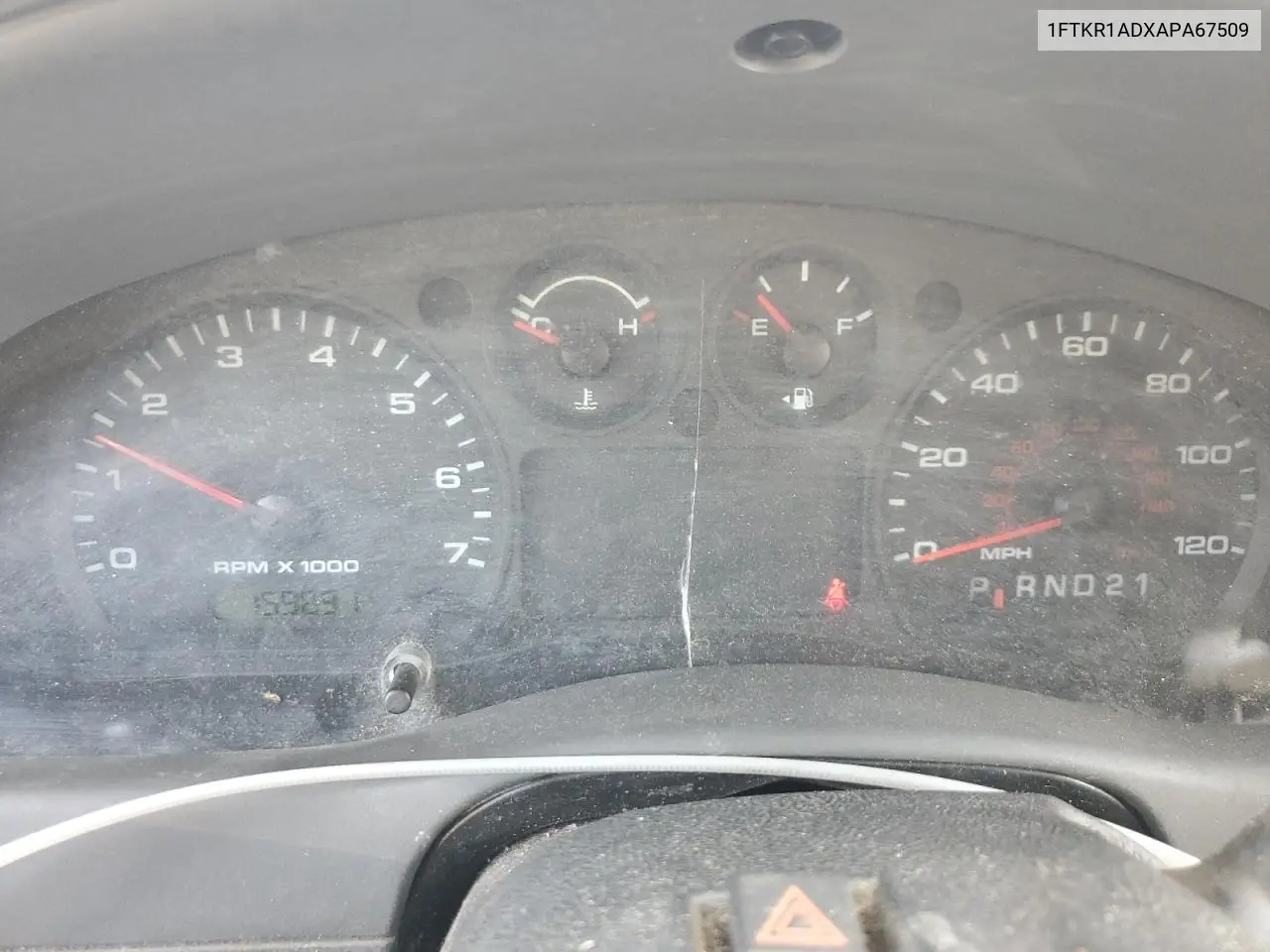 2010 Ford Ranger VIN: 1FTKR1ADXAPA67509 Lot: 62335375