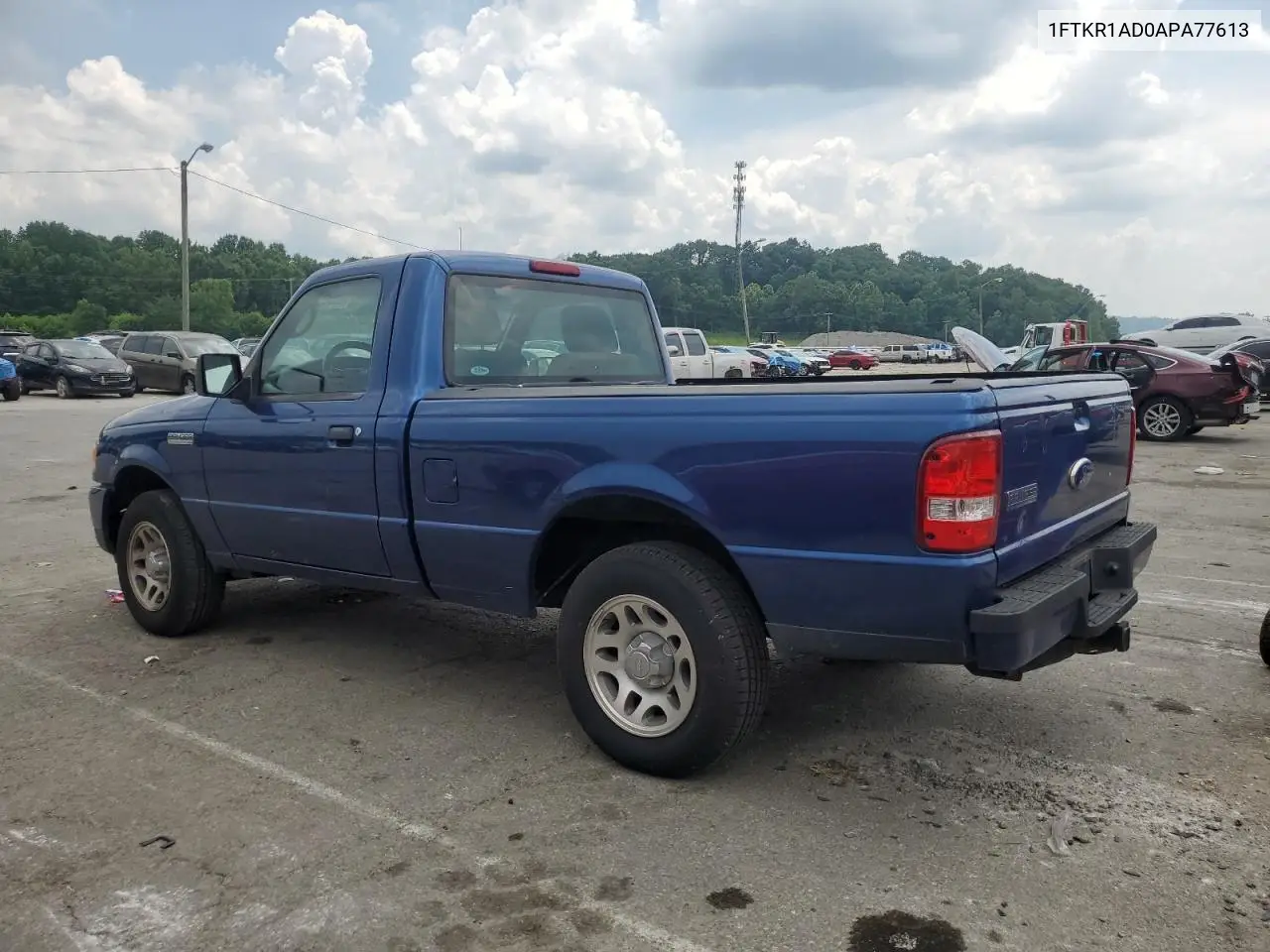 2010 Ford Ranger VIN: 1FTKR1AD0APA77613 Lot: 62685415
