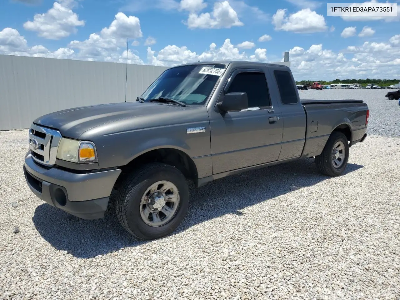 2010 Ford Ranger Super Cab VIN: 1FTKR1ED3APA73551 Lot: 62852705