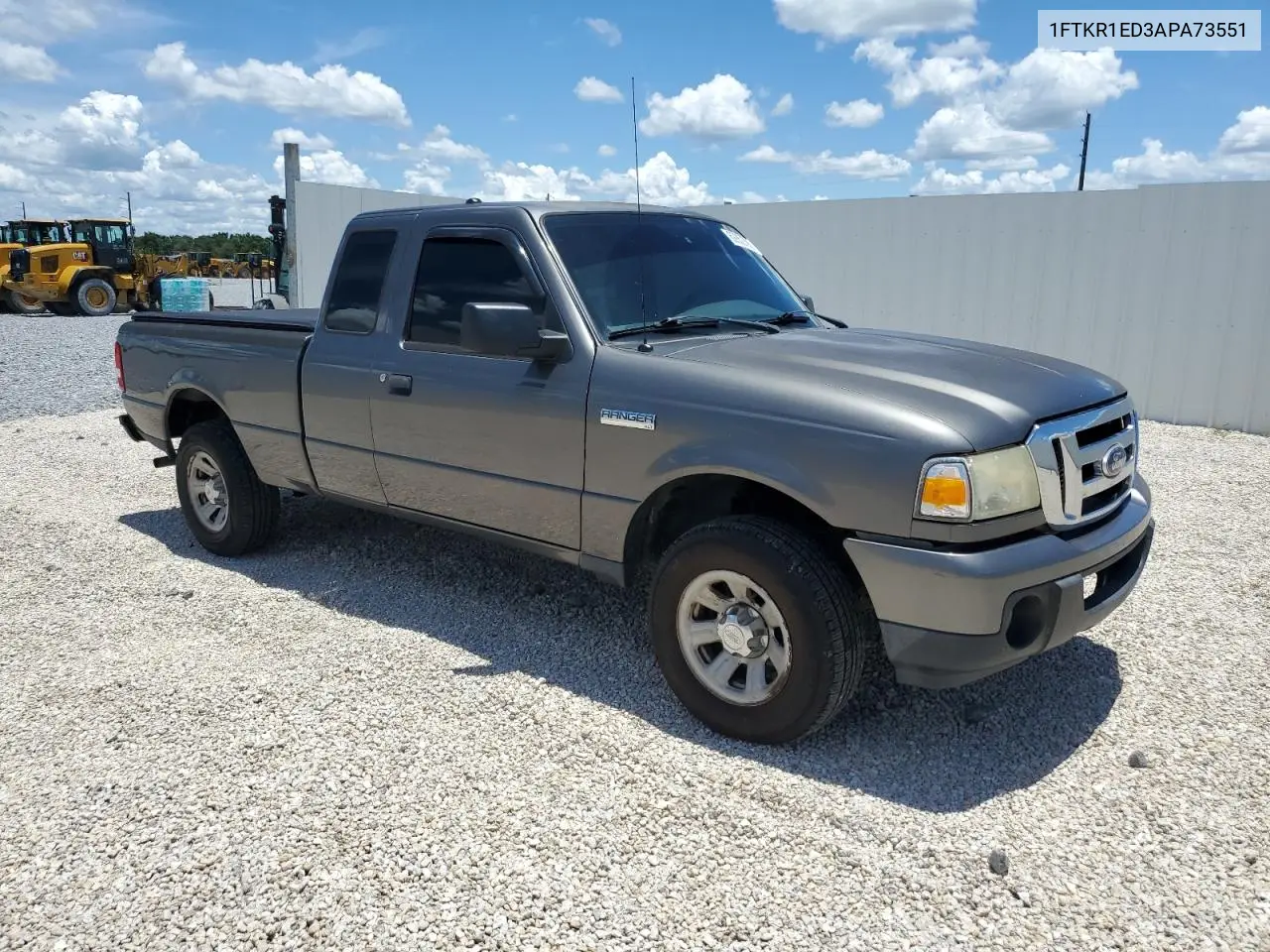 2010 Ford Ranger Super Cab VIN: 1FTKR1ED3APA73551 Lot: 62852705