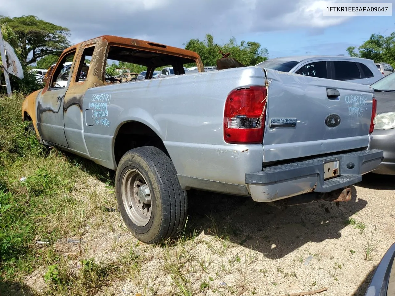 2010 Ford Ranger Super Cab VIN: 1FTKR1EE3APA09647 Lot: 86107914