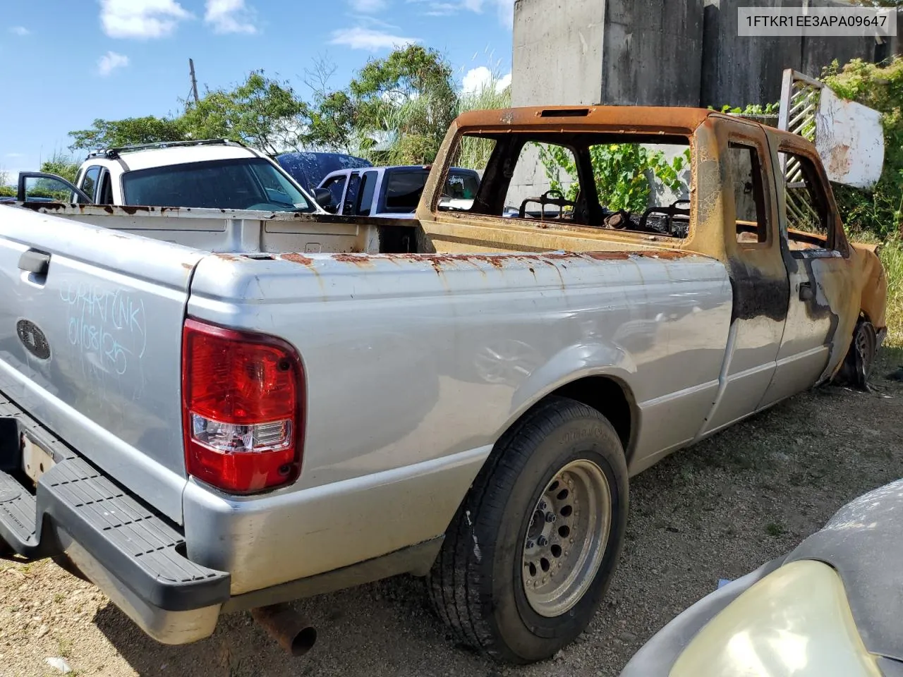 2010 Ford Ranger Super Cab VIN: 1FTKR1EE3APA09647 Lot: 86107914