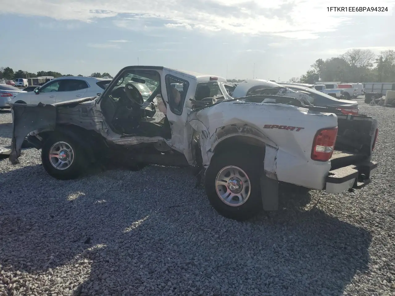 2011 Ford Ranger Super Cab VIN: 1FTKR1EE6BPA94324 Lot: 51650905