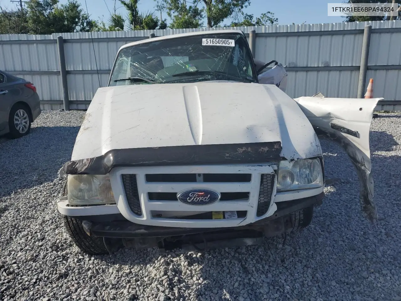 2011 Ford Ranger Super Cab VIN: 1FTKR1EE6BPA94324 Lot: 51650905