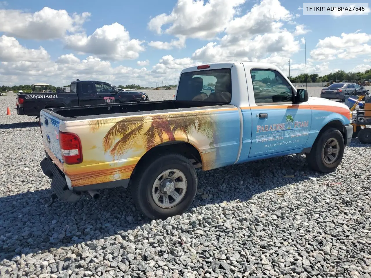 2011 Ford Ranger VIN: 1FTKR1AD1BPA27546 Lot: 56881585