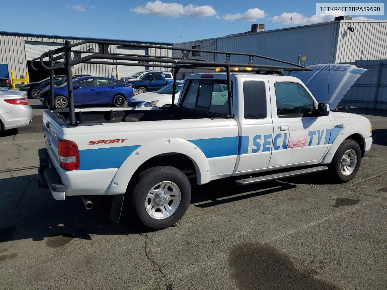 2011 Ford Ranger Super Cab VIN: 1FTKR4EE8BPA59690 Lot: 56964695