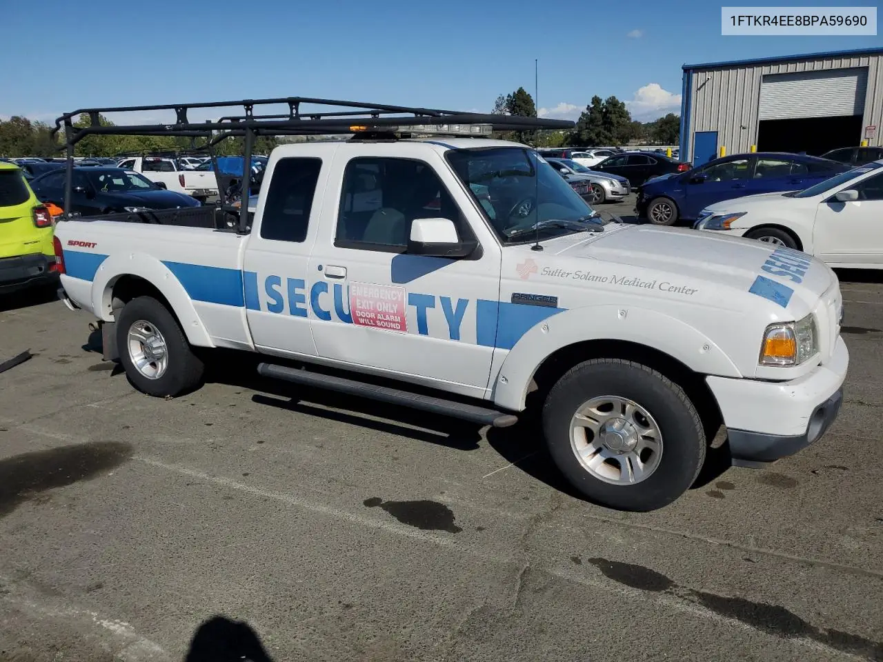 2011 Ford Ranger Super Cab VIN: 1FTKR4EE8BPA59690 Lot: 56964695
