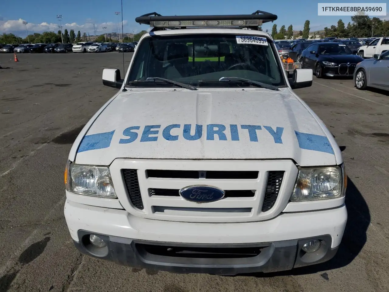 2011 Ford Ranger Super Cab VIN: 1FTKR4EE8BPA59690 Lot: 56964695