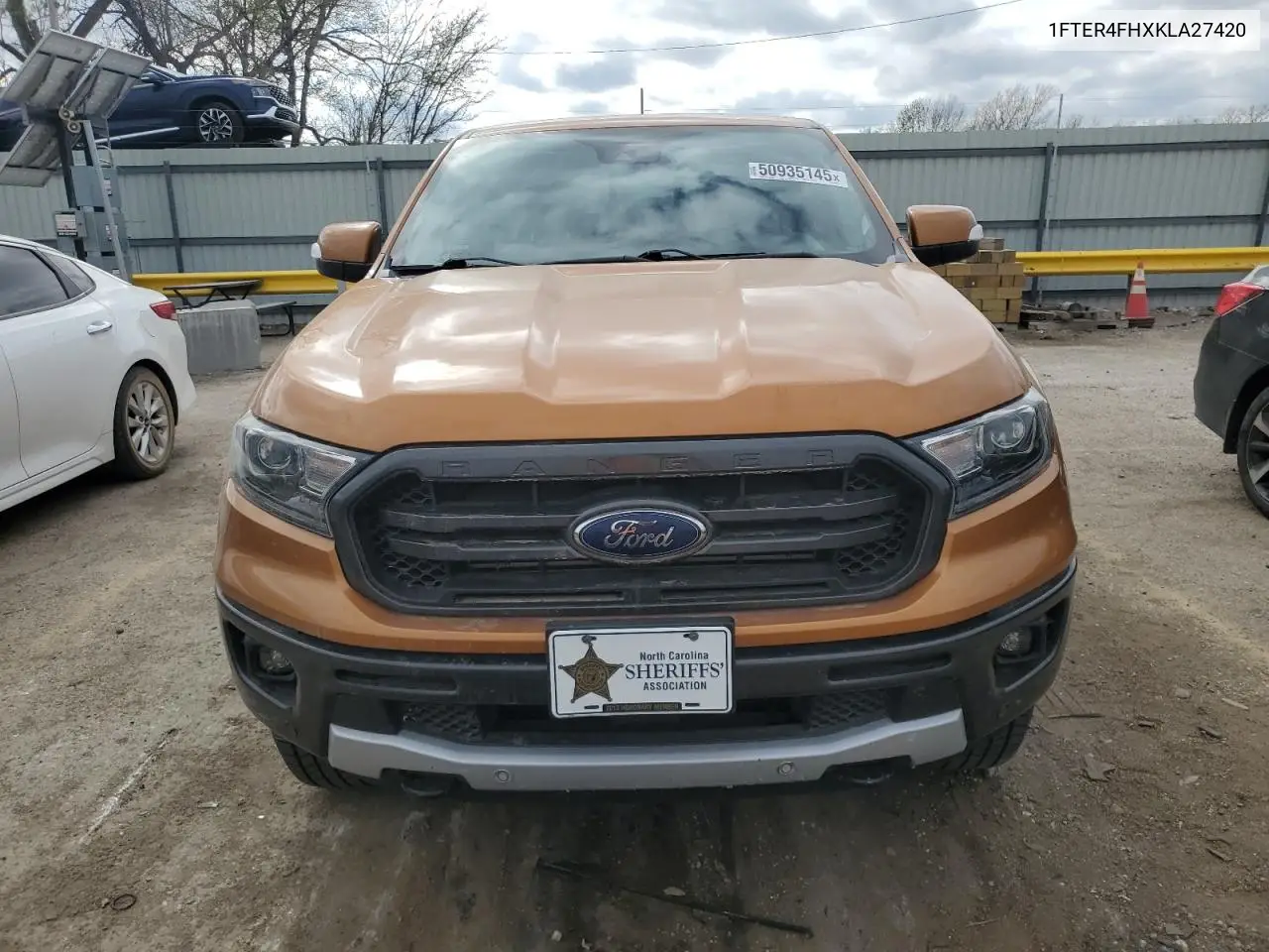 2019 Ford Ranger Xl VIN: 1FTER4FHXKLA27420 Lot: 50935145