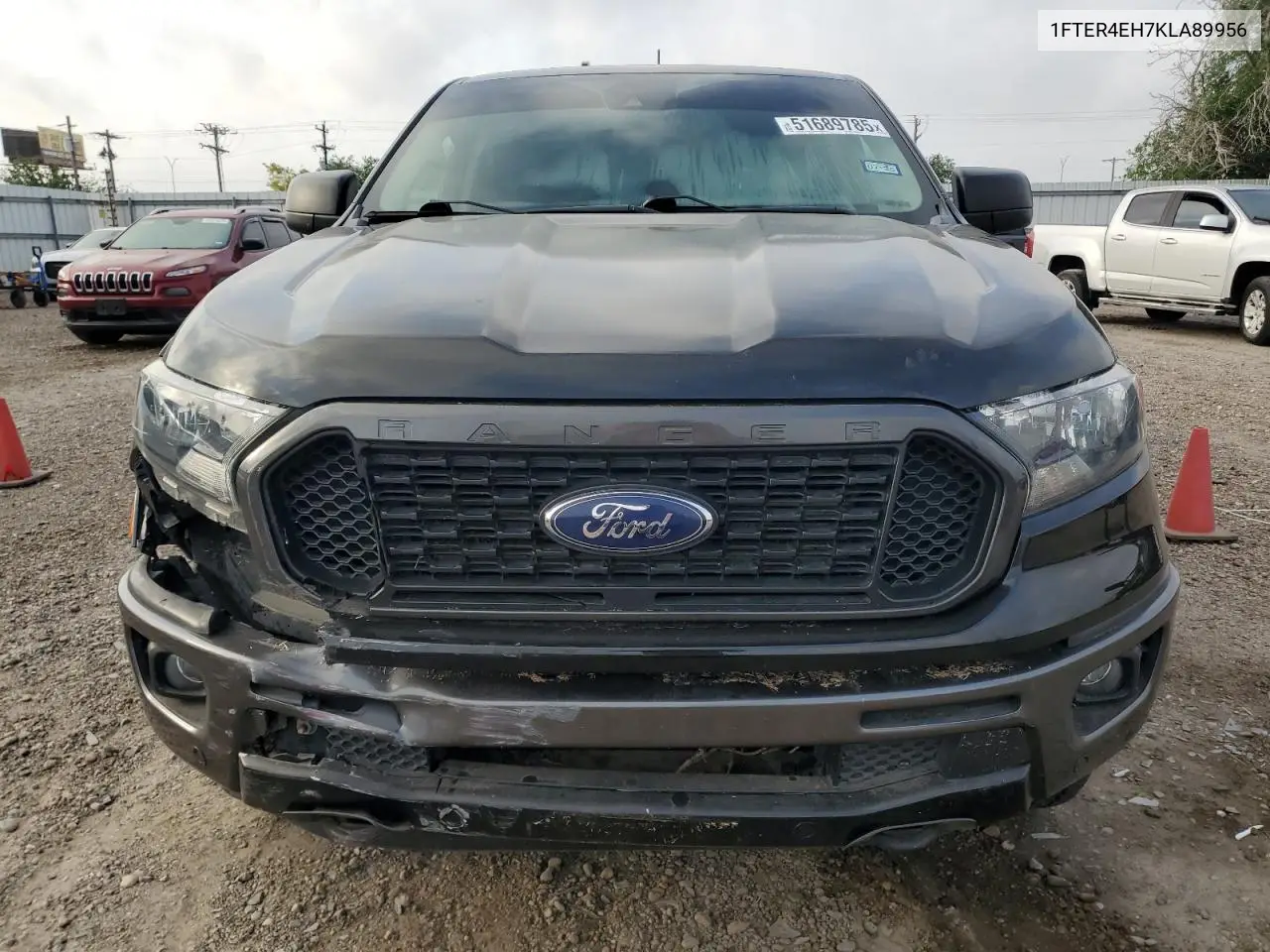 2019 Ford Ranger Xl VIN: 1FTER4EH7KLA89956 Lot: 51689785
