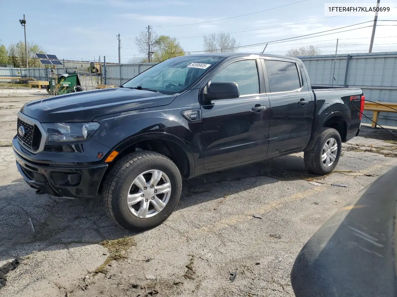 2019 Ford Ranger Xl VIN: 1FTER4FH7KLA50699 Lot: 54586935
