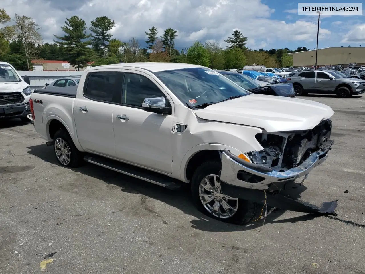 2019 Ford Ranger Xl VIN: 1FTER4FH1KLA43294 Lot: 55033435
