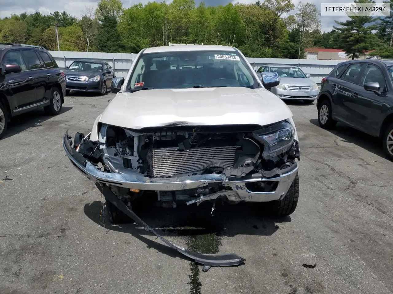 2019 Ford Ranger Xl VIN: 1FTER4FH1KLA43294 Lot: 55033435
