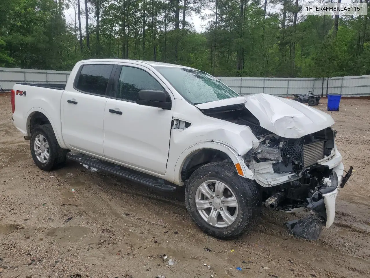 2019 Ford Ranger Xl VIN: 1FTER4FH8KLA51151 Lot: 56421585