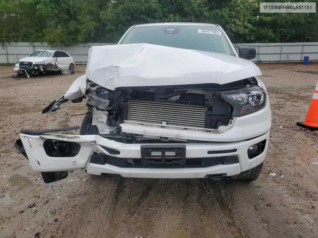 2019 Ford Ranger Xl VIN: 1FTER4FH8KLA51151 Lot: 56421585