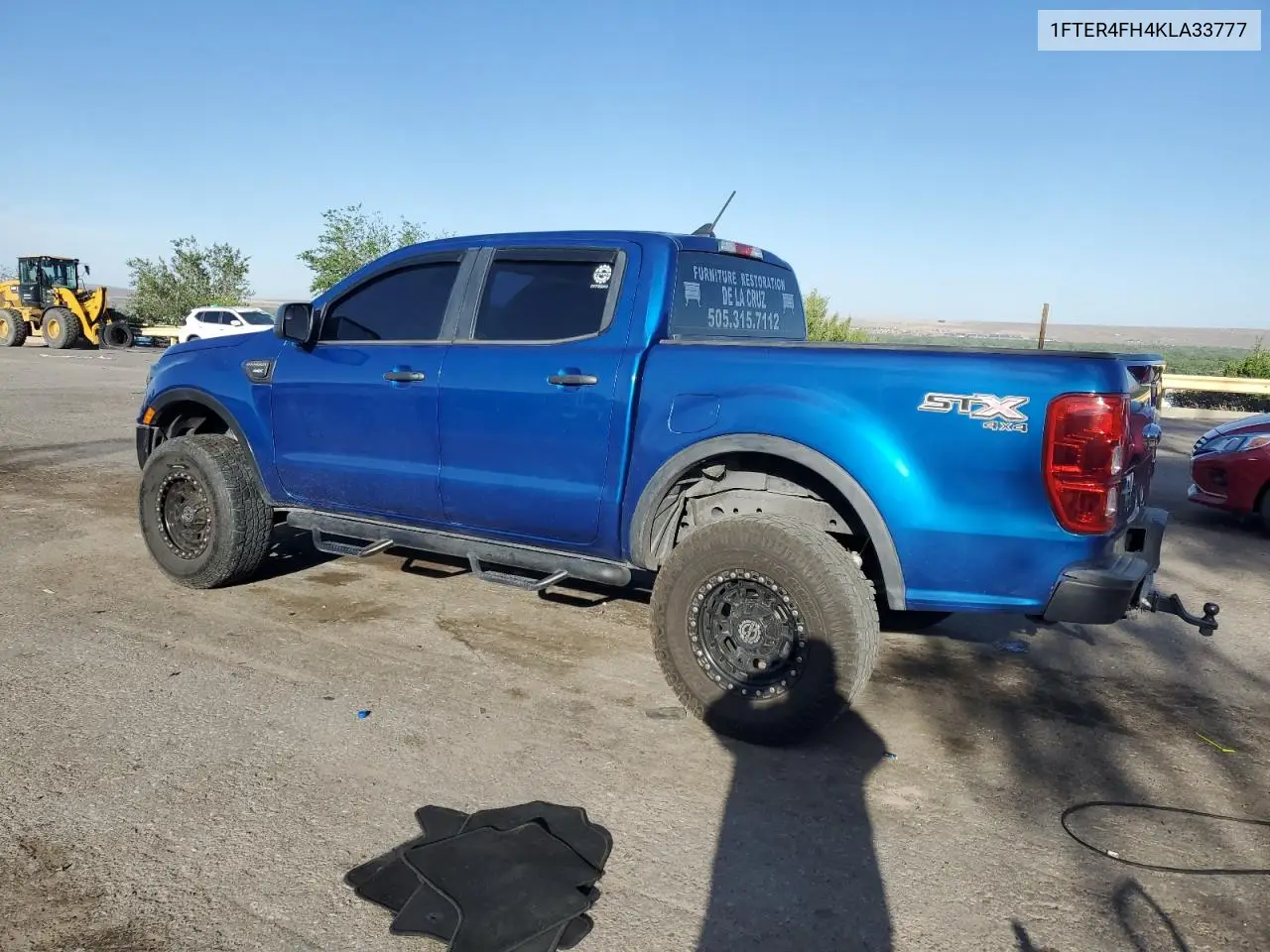 2019 Ford Ranger Xl VIN: 1FTER4FH4KLA33777 Lot: 56568435