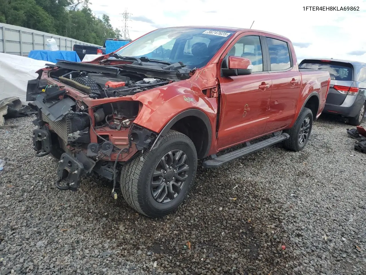 2019 Ford Ranger Xl VIN: 1FTER4EH8KLA69862 Lot: 56747625