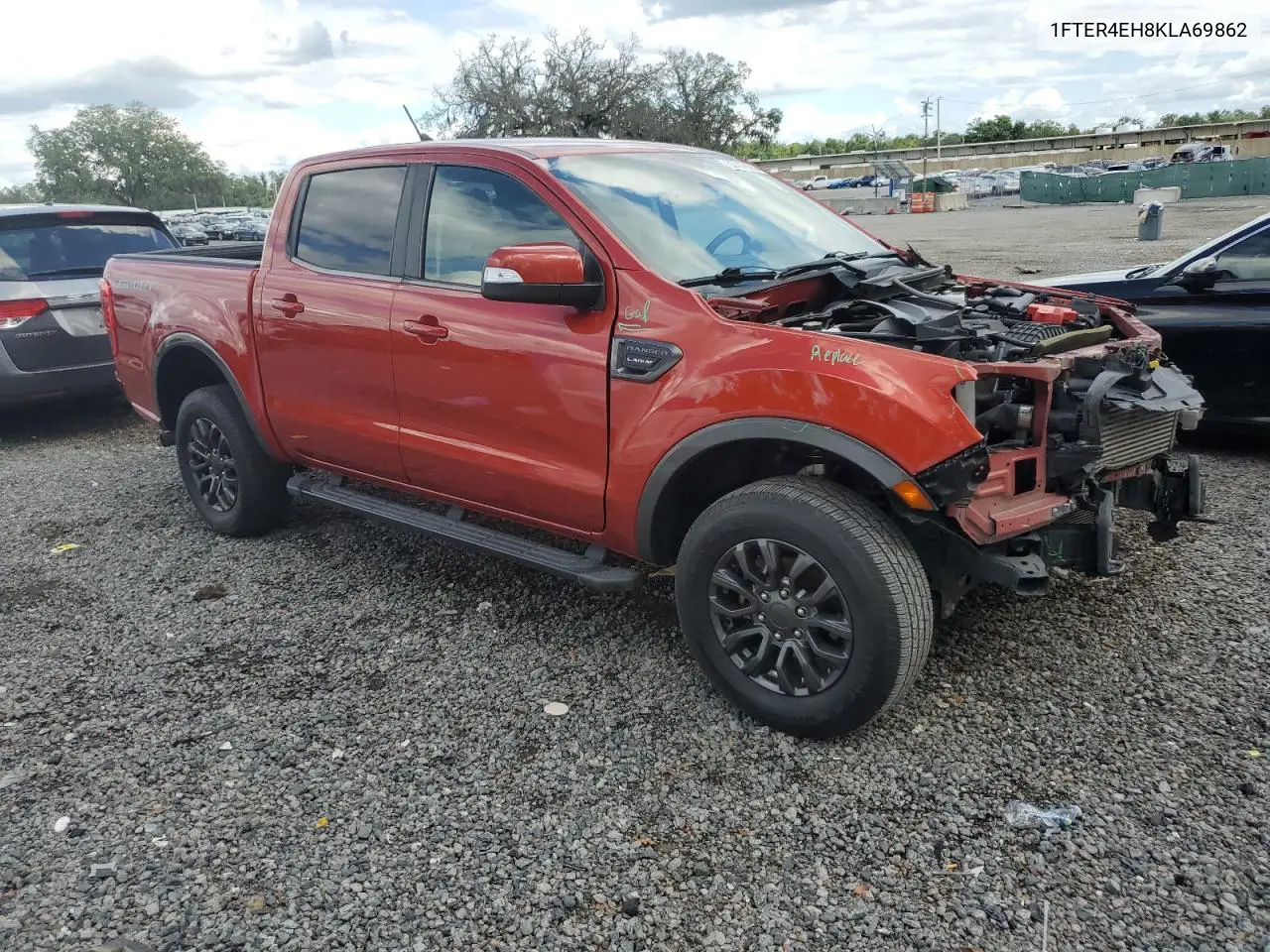 2019 Ford Ranger Xl VIN: 1FTER4EH8KLA69862 Lot: 56747625